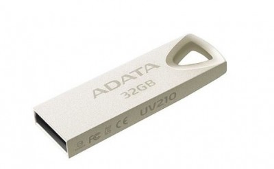 PZA, Memoria USB Adata UV210 Metálica 32 GB 2.0 Color Plata