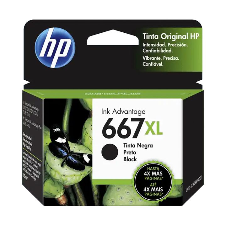CARTUCHO HP NEGRO 667XL 3YM81AL