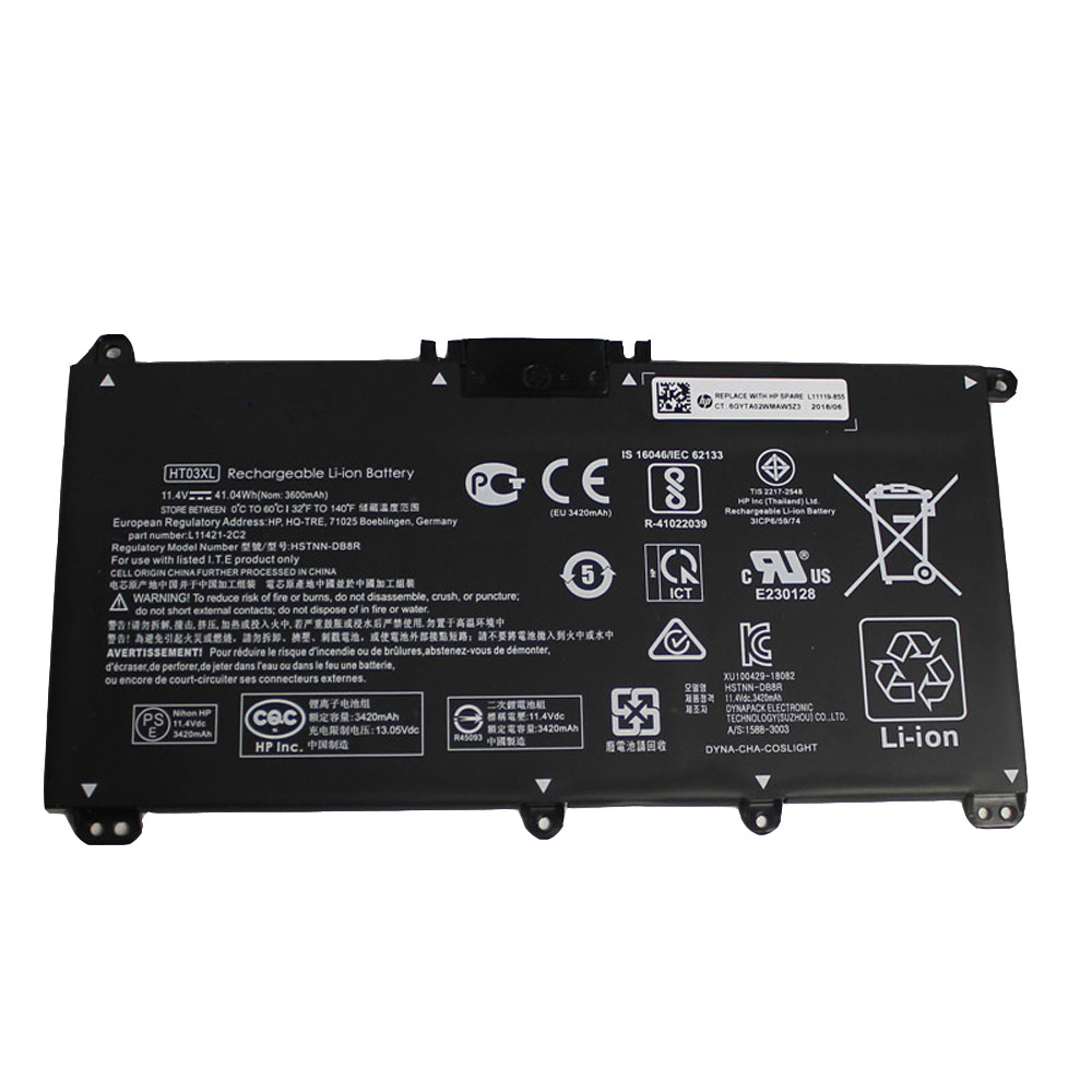 EKHHT03XL Bateria 11.55V 41.9Wh/3630mAh para HP Pavilion 14-CE HT03XL