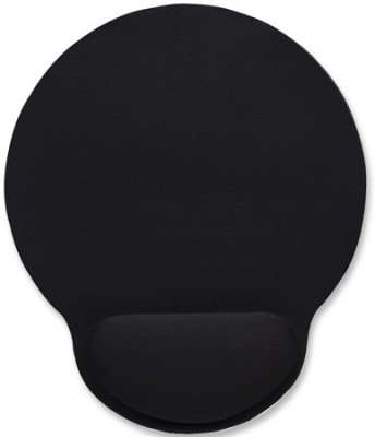 *Mouse Pad MANHATTAN 434362, Negro, Monótono, 20,3 cm, 4 mm