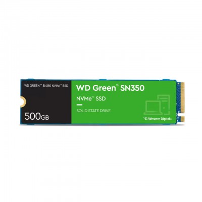 SSD WD Green WDS500G2G0C, 500 GB, PCI Express 3.0, 2400 MB/s, 1500 MB/s