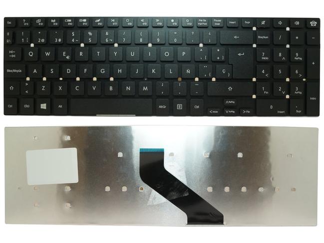 Teclado color Negro (SP) para GATEWAY NV55, NV57, ACER Aspire V3