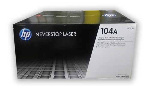 Tambor HP 104A, Negro, Laser, Caja (W1104A)