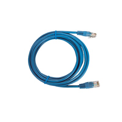 Cable de Parcheo Slim UTP Cat6 - 1 metro, Azul, Diámetro Reducido (28 AWG) 