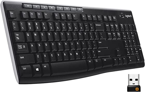 Teclado Logitech K270 Inalambrico USB 2.0 Negro 920-004426