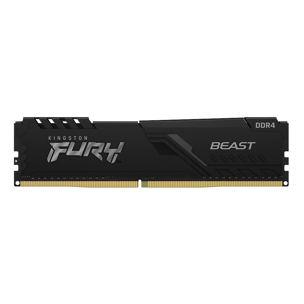 Memoria Kingston Technology FURY Beast, 16 GB, DDR4, 3200 MHz, DIMM