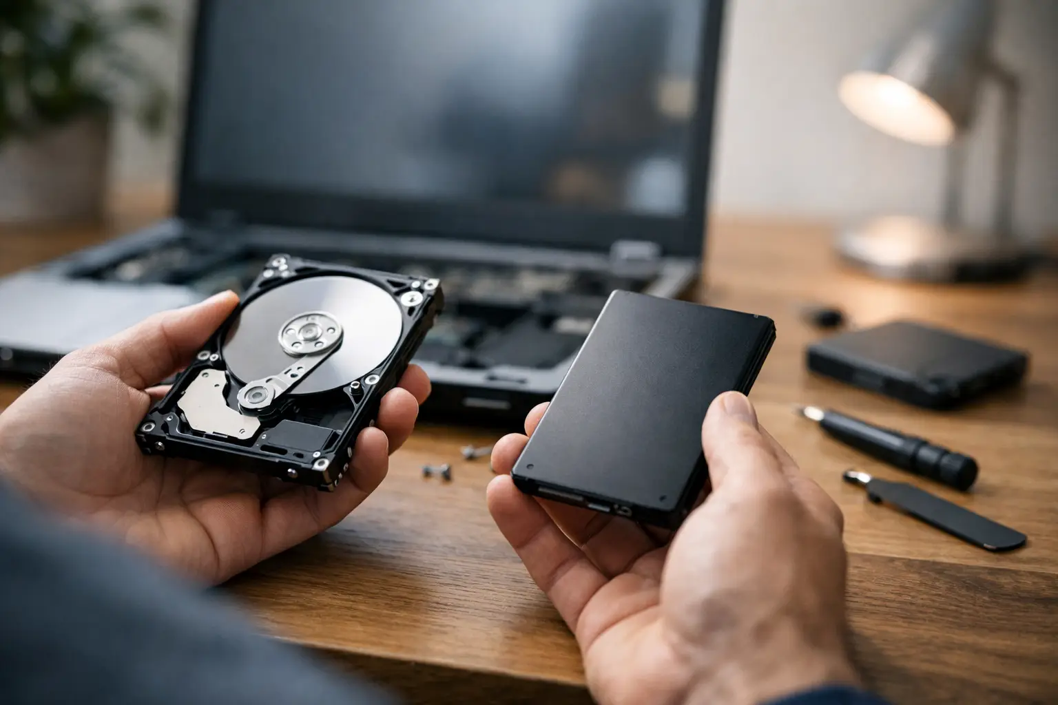 Cambiar disco duro por SSD: cuándo merece la pena