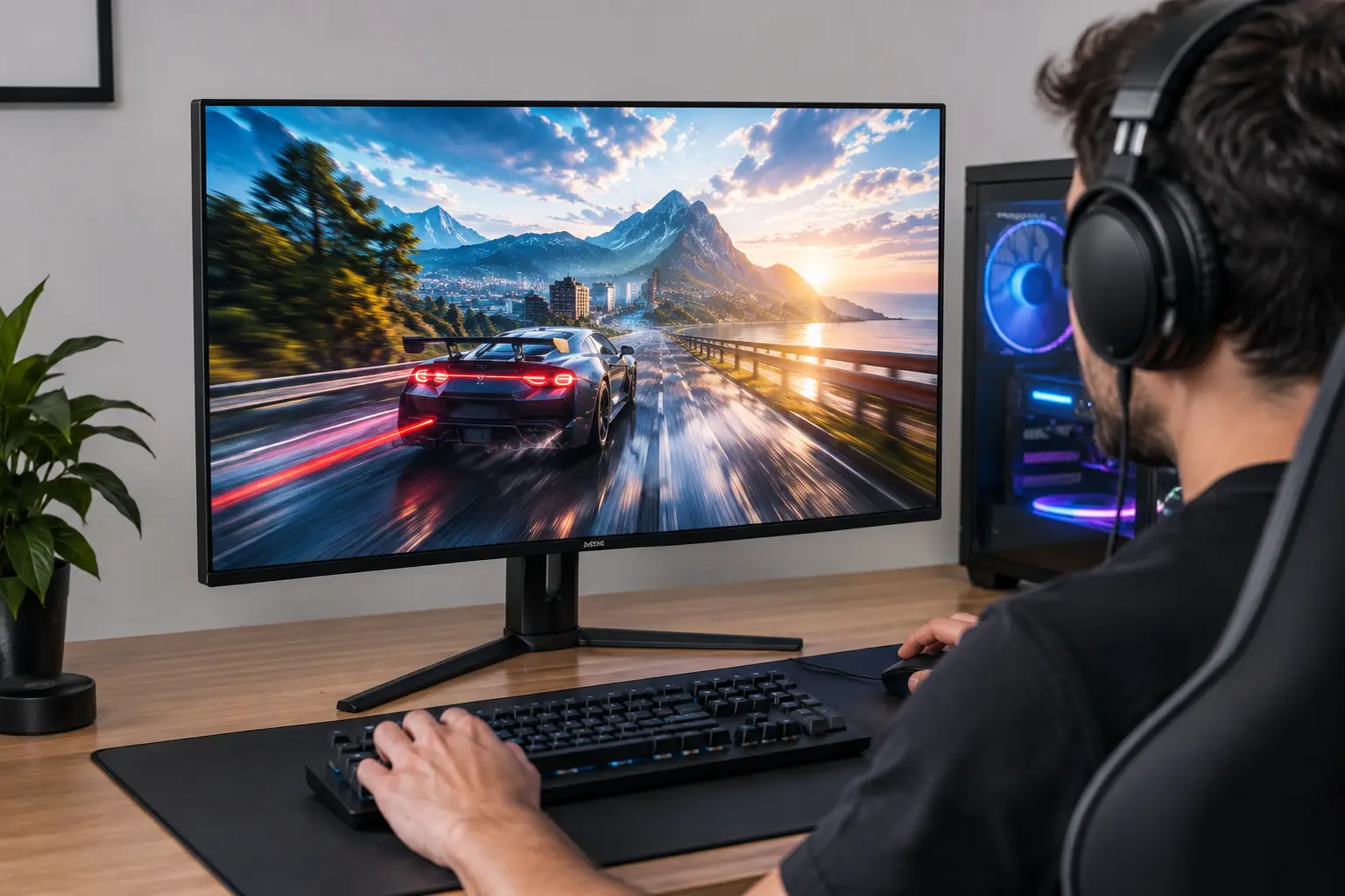 Monitor gamer 144 Hz para jugar mejor en PC